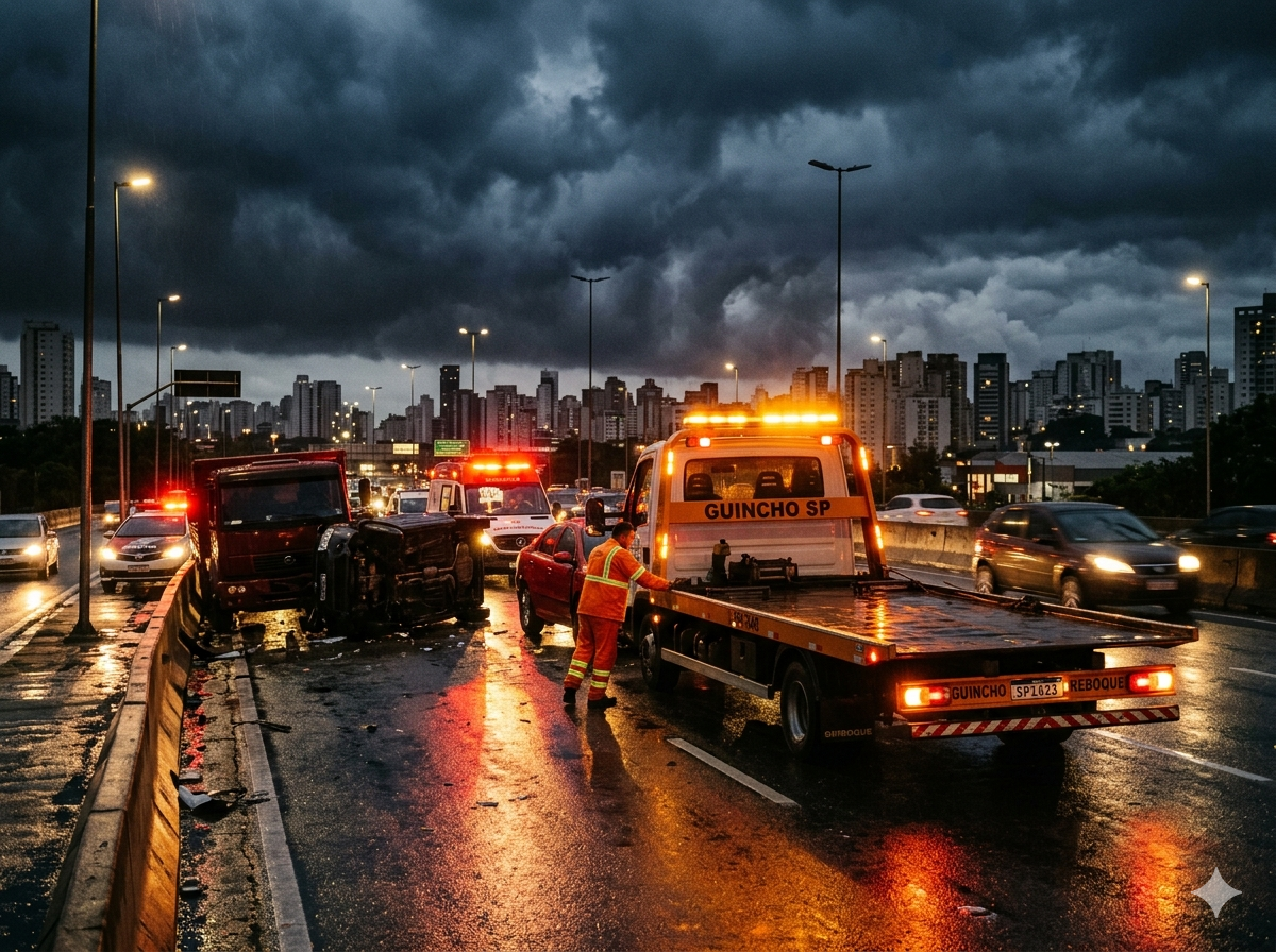 Remoção pós-acidente veicular